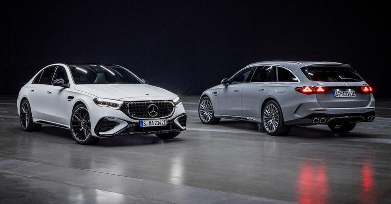 Mercedes-AMG E53: il sei cilindri con l&#039;elettrico in un flash &egrave; a 612 CV (berlina e super station wagon)