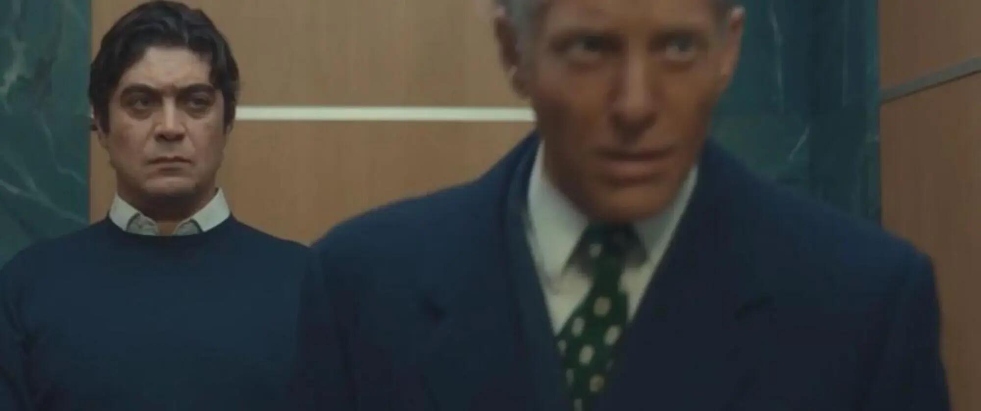 Una scena del film in cui Lapo Elkann interpreta suo nonno, l&#039;avvocato Agnelli