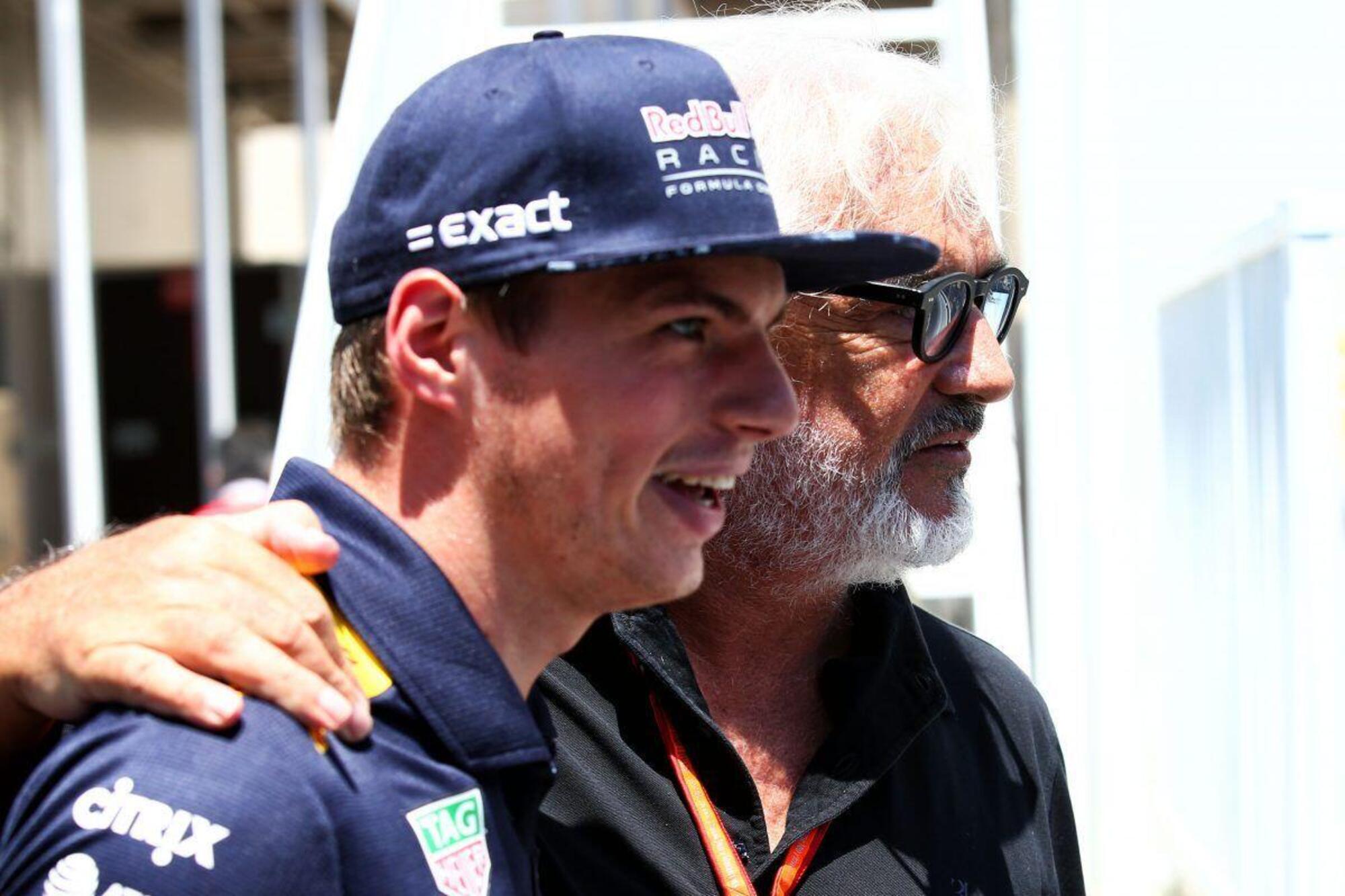 Max Verstappen e Flavio Briatore