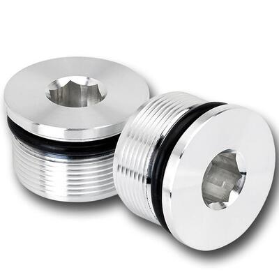Tappi forcelle bassi in Alluminio per Sportster e 