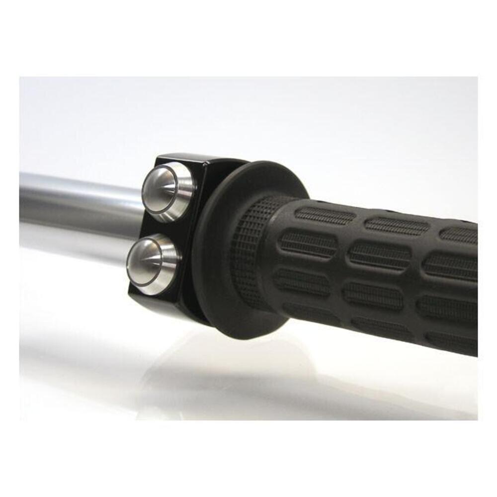 Pulsanti Motogadget 2 pulsanti nero/cromato