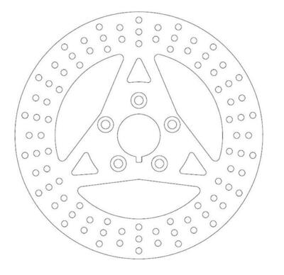 Disco freno posteriore Diametro 11,5" Ferodo Flott