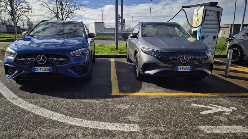 Elettrico vs diesel: il test delle Mercedes alla prova del portafoglio