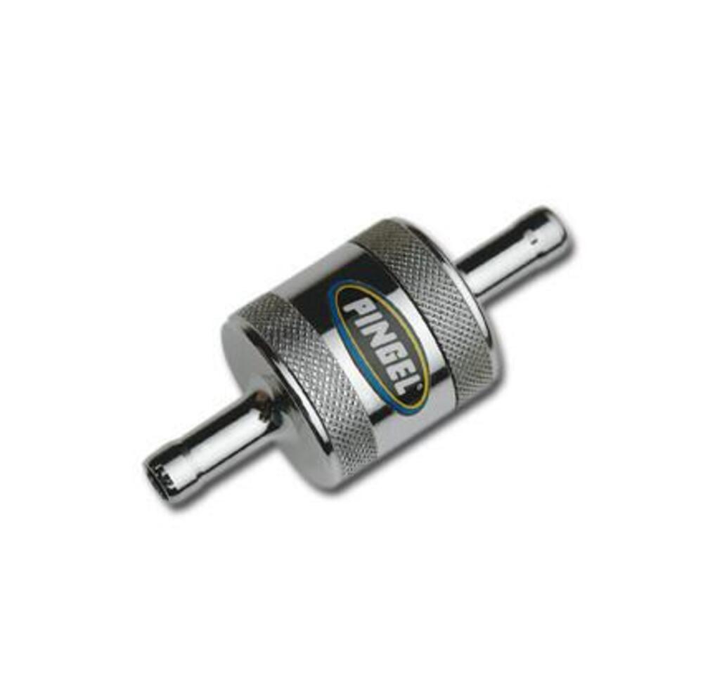 Filtro benzina Pingel cromato per tubo con diametr 