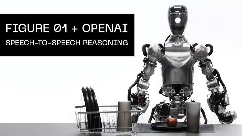 Il robot di OpenAI Figure 01 risponde alle domande e sistema la tavola [VIDEO]