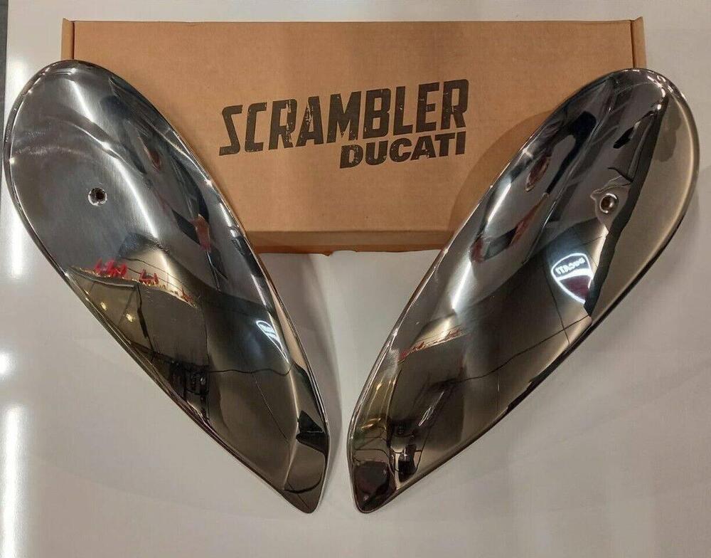 Set cover serbatoio cromate per Ducati Scrambler