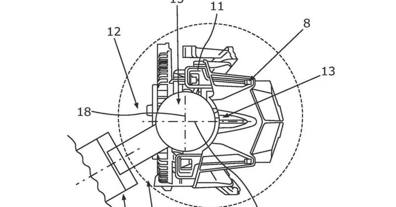 Il faro montato sul gimbal. Ecco un altro curioso brevetto BMW