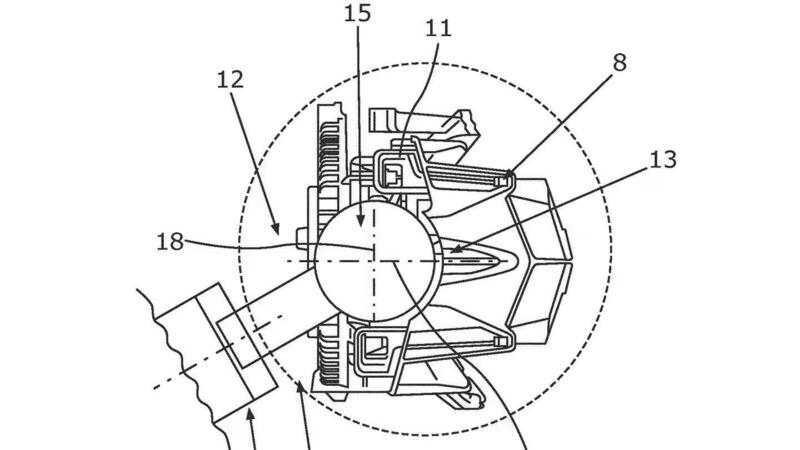 Il faro montato sul gimbal. Ecco un altro curioso brevetto BMW