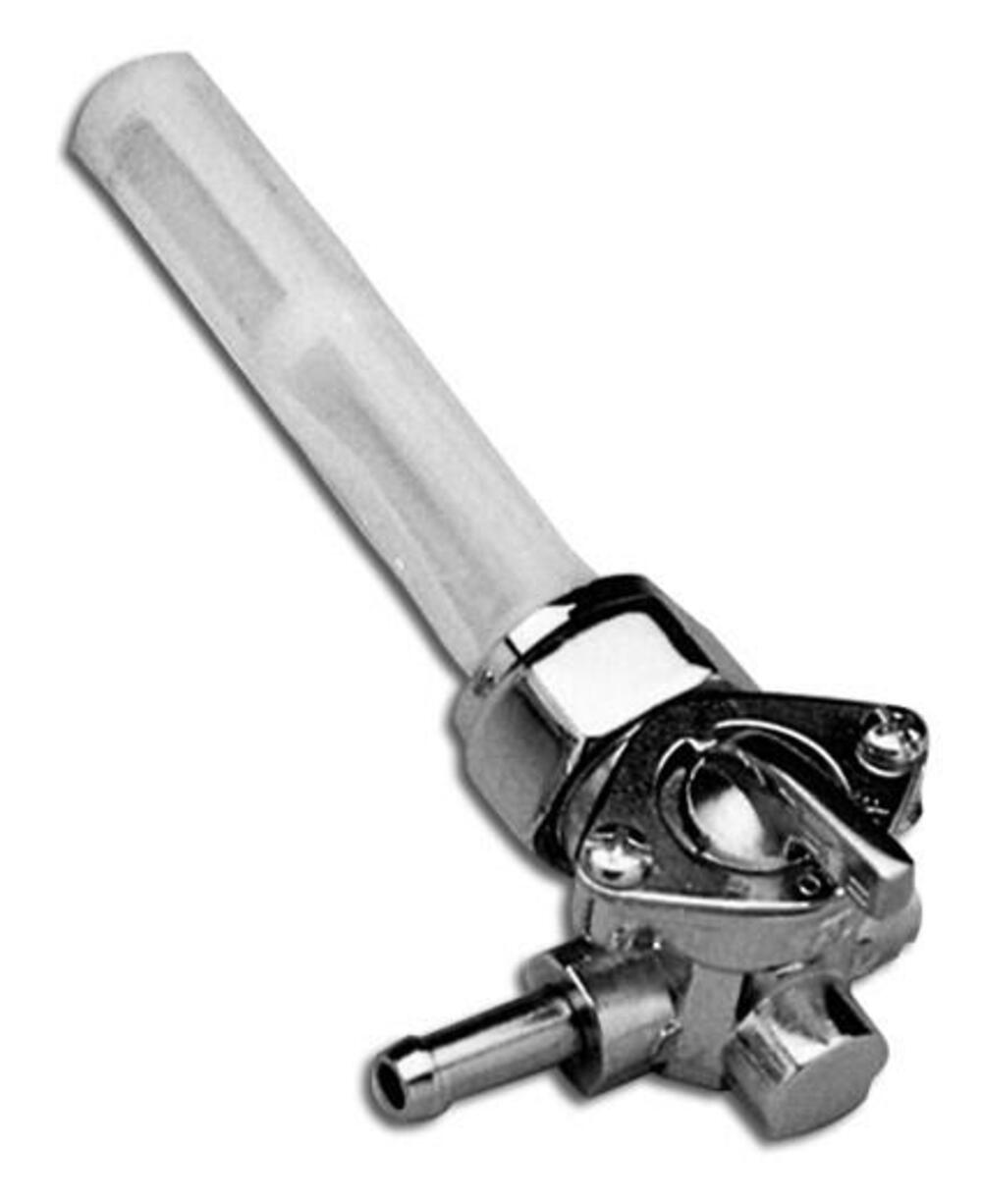 Rubinetto benzina 22mm cromato Motorcycle Storehou 