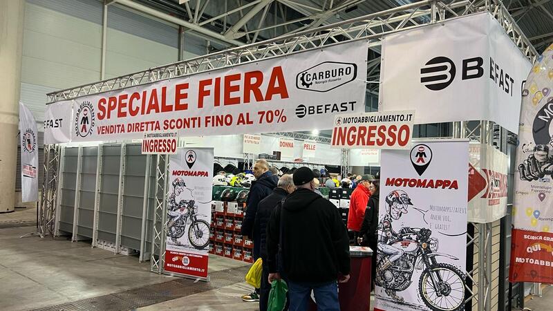 Successo di pubblico a Motodays per Motoabbigliamento