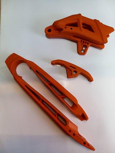 KIT CRUNA CATENA +FASCIA FORCELLA KTM Ufo Plast