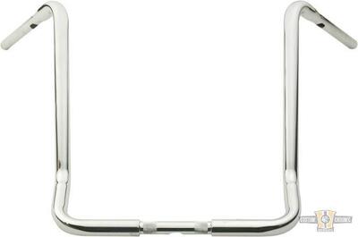 Manubrio Ape Hanger 1-1/4" alto 19" FLHT Cromato D Santee