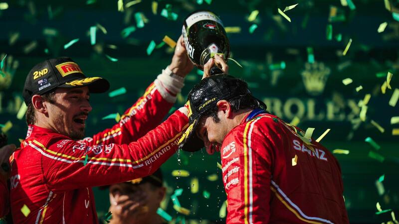 F1. GP Australia 2024, Carlos Sainz: &ldquo;Orgoglioso di tutta la Ferrari, felice di aver vinto davanti a Leclerc&rdquo; 