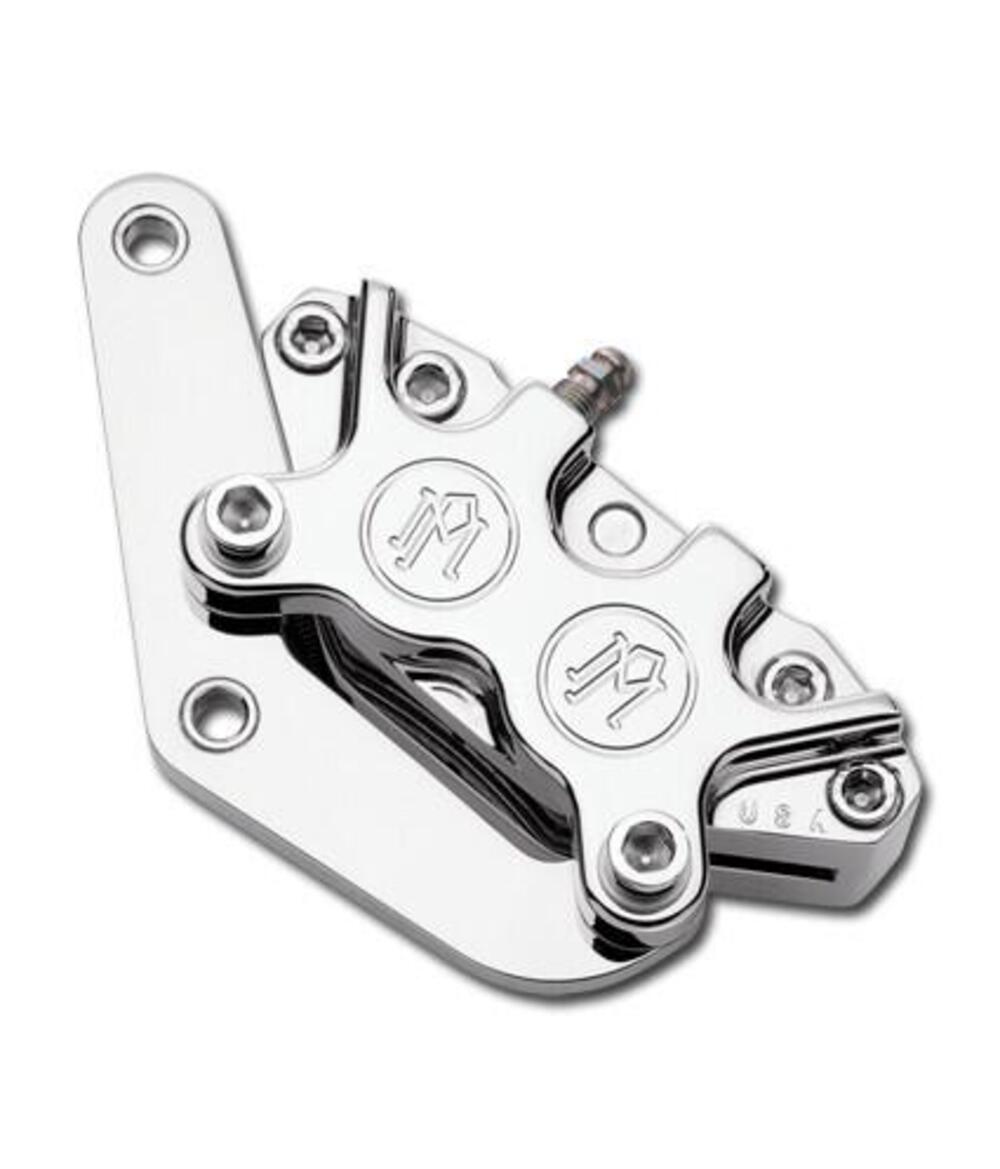 Pinza freno PM 4 pistoni ant. con supporto sinistr Performance Machine
