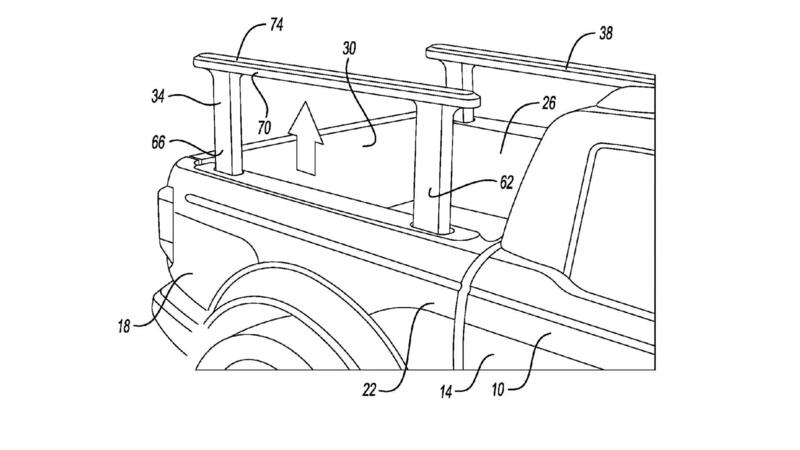 Ford brevetta un nuovo sistema di carico a scomparsa per i pick-up