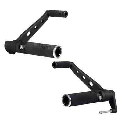 Comandi avanzati neri con pedaline nere Thunderbik Thunderbike