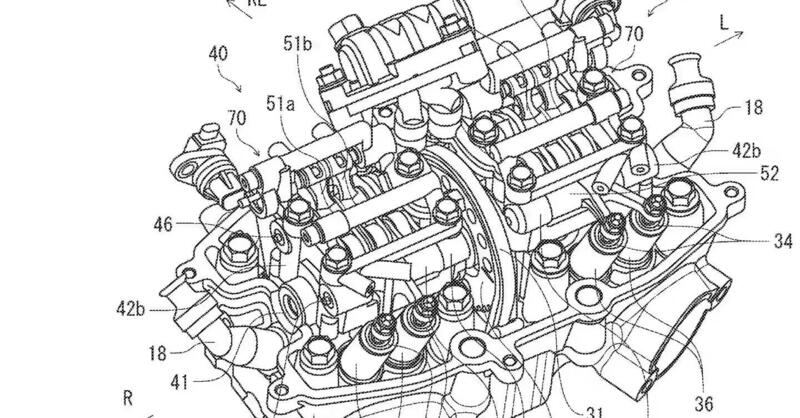 Due cilindri e fasatura variabile, c&#039;&egrave; un brevetto Suzuki