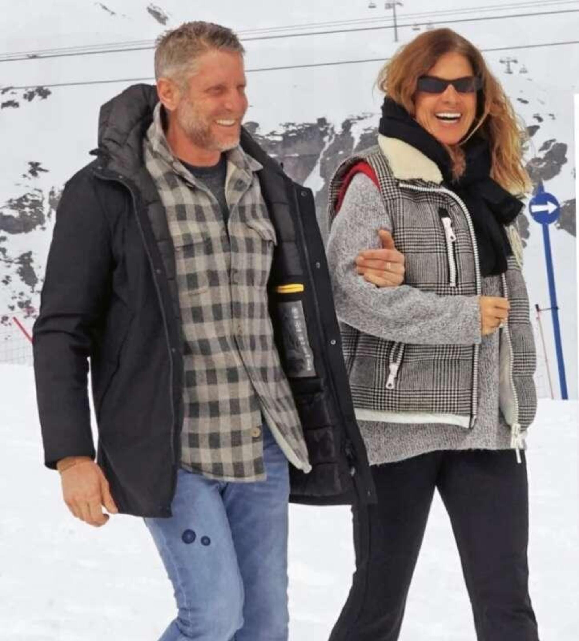 Lapo Elkann e la moglie Joana Lemos a St. Moritz