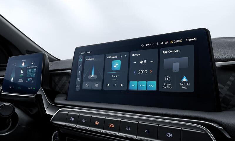 La plancia della nuova MG3 Hybrid+