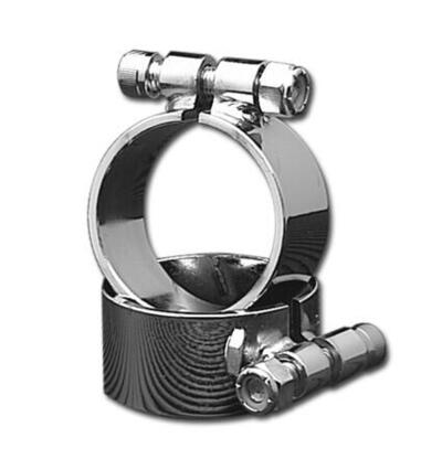 Fascette scarico extra larghe per Panhead 48-65 Cu 