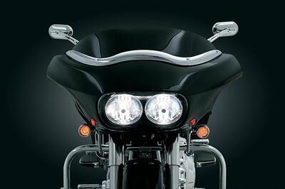 Decoro liscio cromato per parabrezza Kuryakyn 