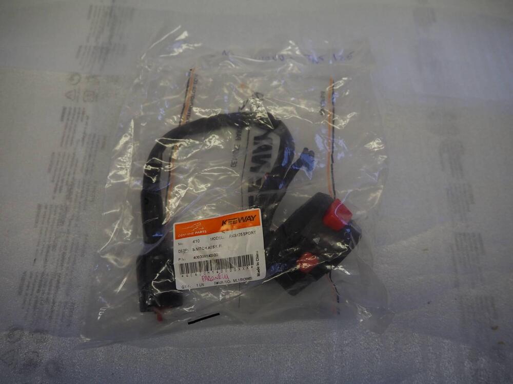 Commutatore destro Benelli TNT 125 cod. 40600M1400