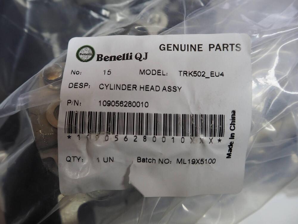 Testa motore Benelli TRK 502 Euro 4 cod. 109056280 (4)