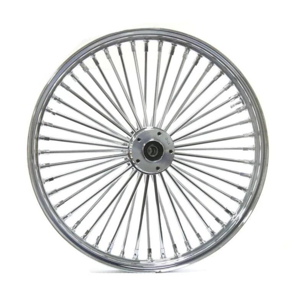 Ruota anteriore cromata Big Spoke 48 raggi 21”x 3, 