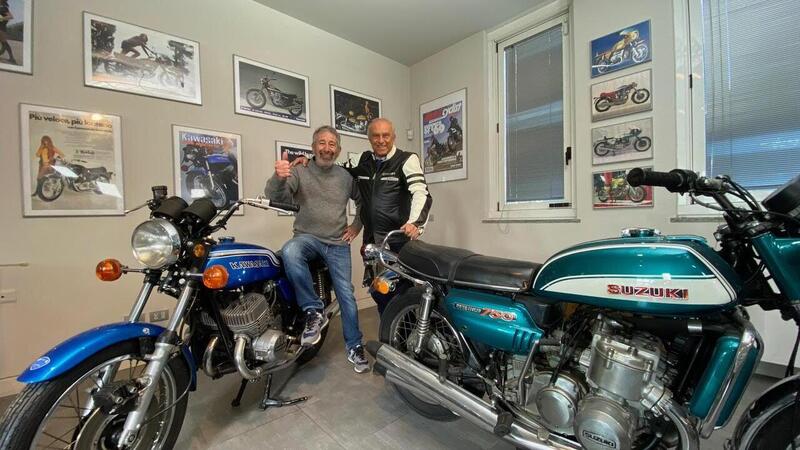 Suzuki GT 750 e Kawasaki H2 750: tutte le serie e il restauro, con Nico Cereghini! [VIDEO]