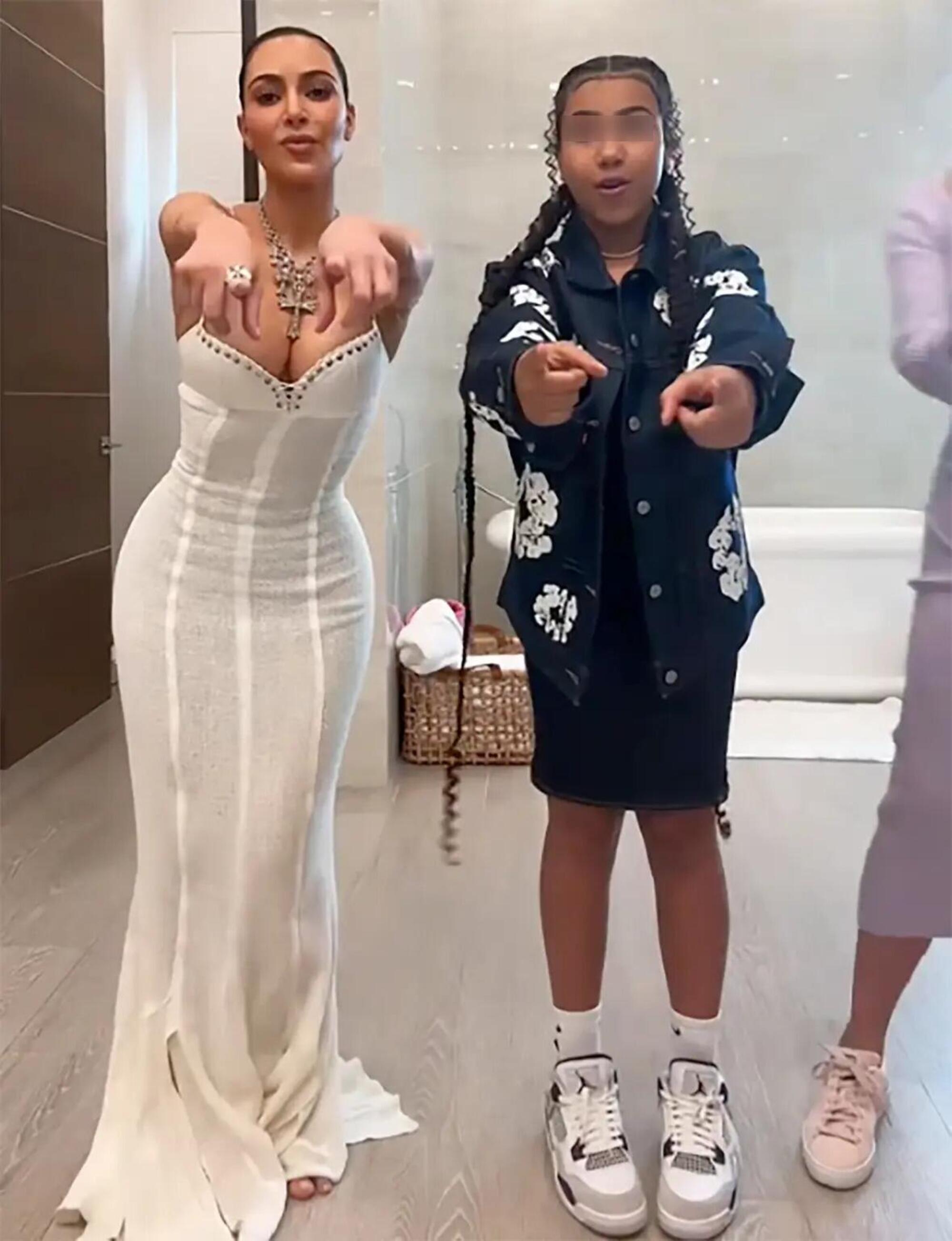 Kim Kardashian e la figlia North