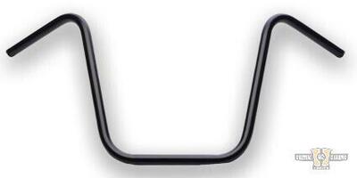 Manubrio Ape Hanger 1&quot; alto 16&quot; nero con fossette Santee