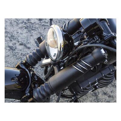 Piastre nere cut corte EMD Per Sportster, FXR e Dy
