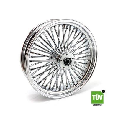 Ruota posteriore cromata Big Spoke 48 raggi 18&rdquo;x 4 