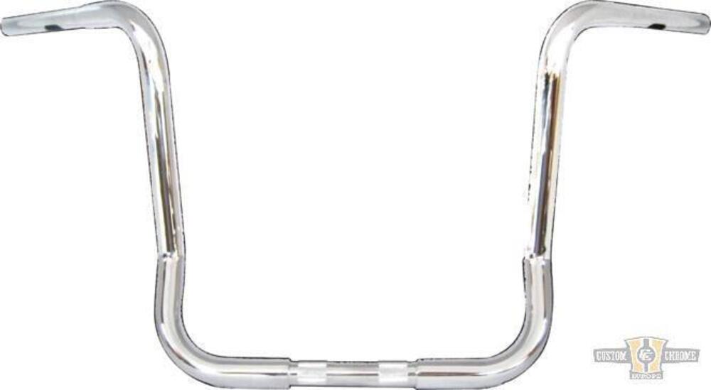 Manubrio Ape Hanger 1-1/4" alto 14" FLHT Cromato B 