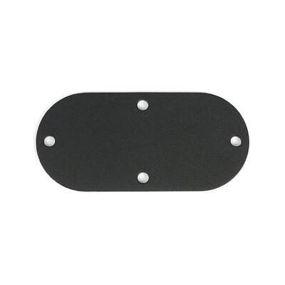 Coperchio ispezione nero grinzato per Dyna dal 199 