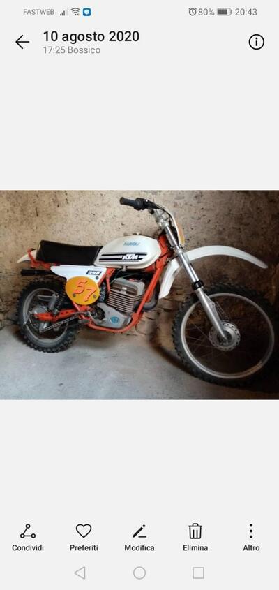 KTM 340 mc d&#039;epoca