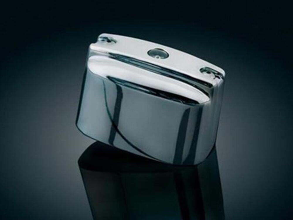 Coperchio cromato pompa freno posteriore Kuryakyn 