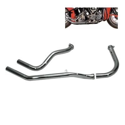 Marmitte Paughco Drag pipe upsweep cromate per FL