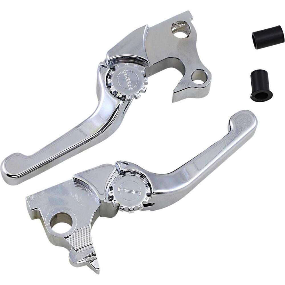 Leve freno e frizione regolabili cromate PSR Anthe 