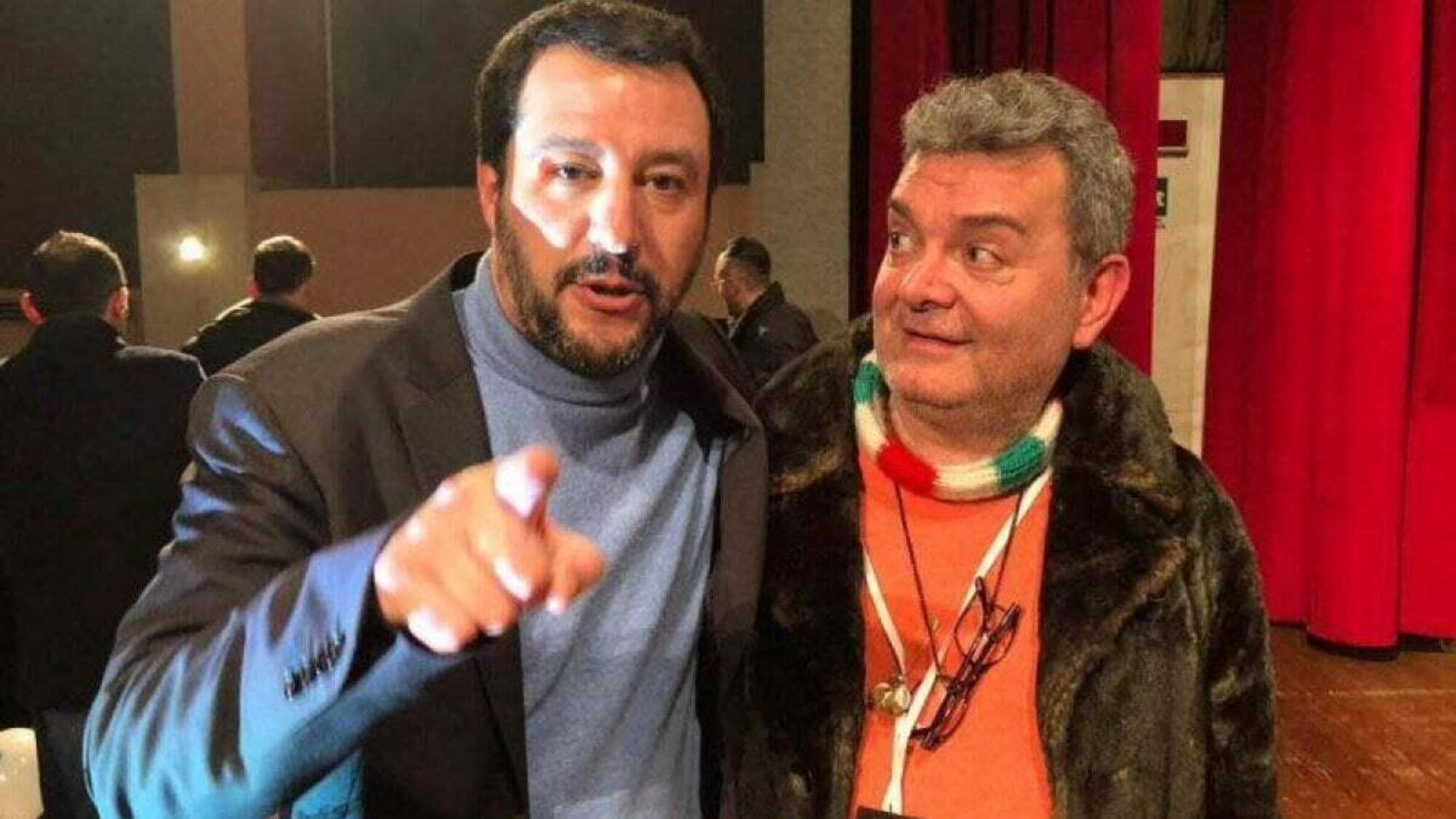 Nino Spirl&igrave; e Matteo Salvini