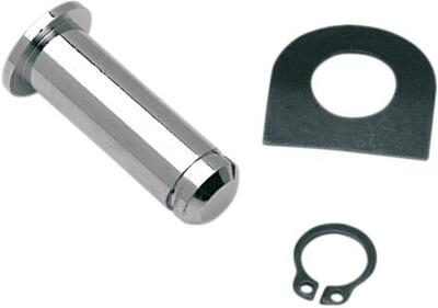 Perni cromati fissaggio pedaline completi di seege Drag Specialties