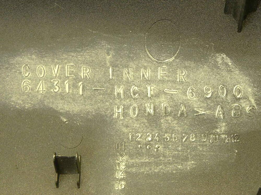 Copertura interno pannello carena/strumentazione H Honda (12)