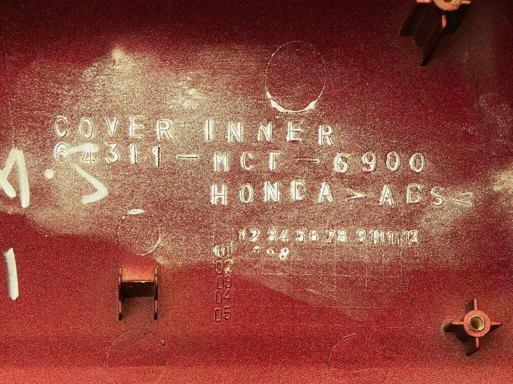 Copertura interno pannello carena/strumentazione H Honda (13)