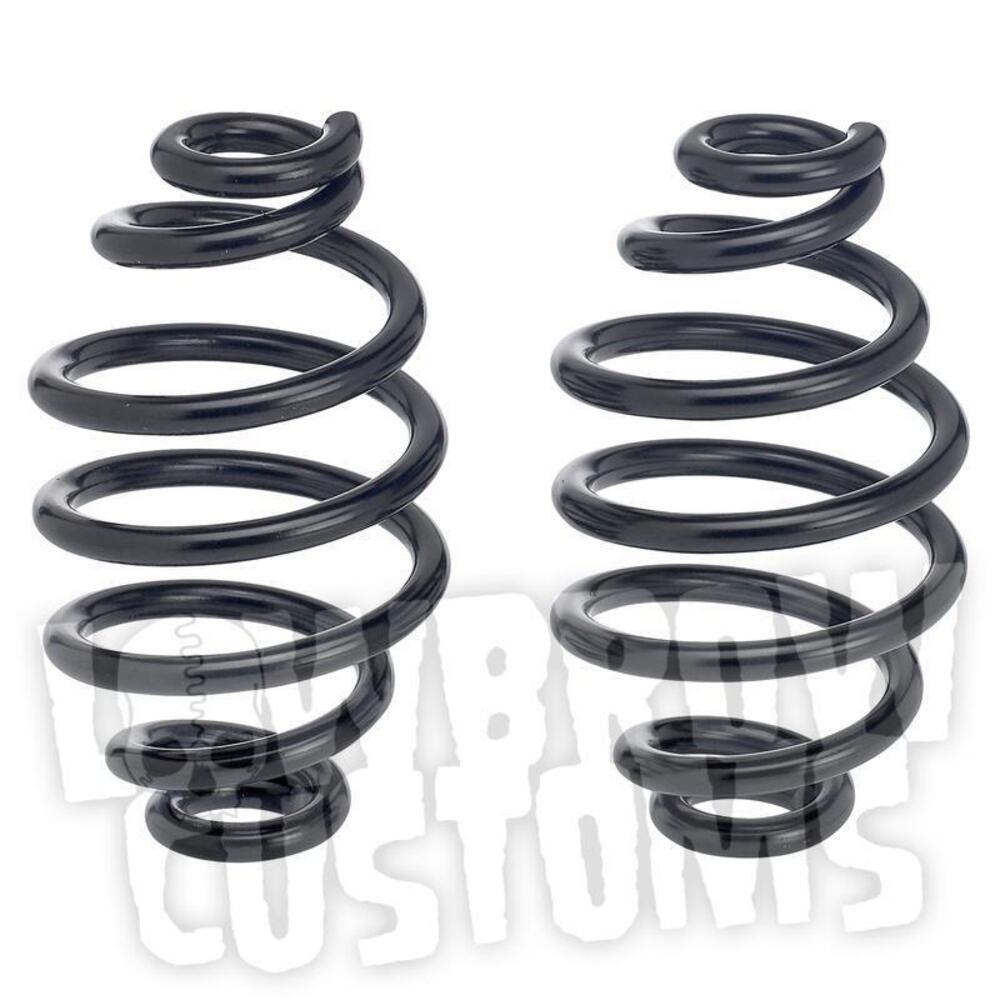 Molle sella nere da 4" cilindriche Custom Chrome 