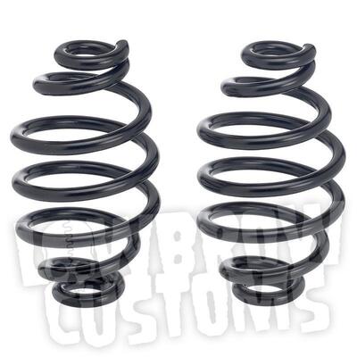 Molle sella nere da 4" cilindriche Custom Chrome 