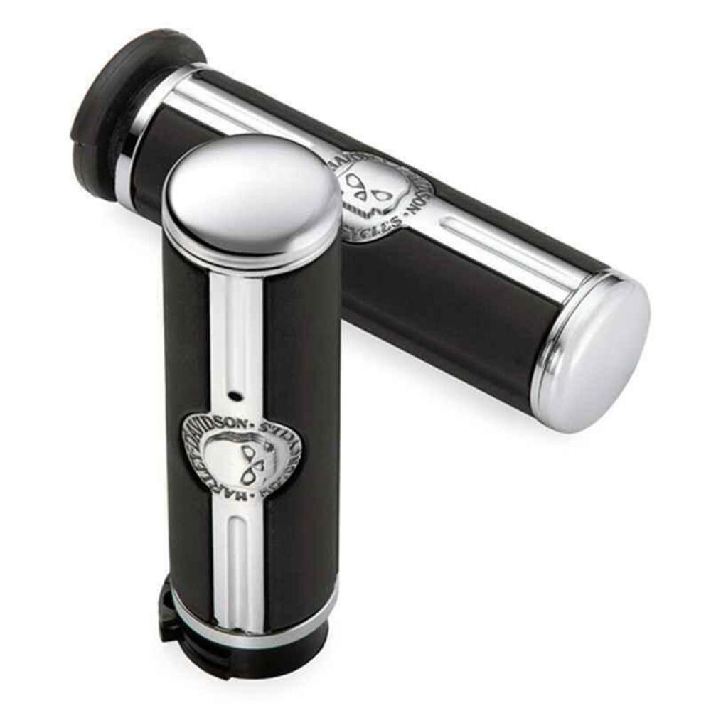 Manopole Harley Davidson Skull Willy G cromate per 