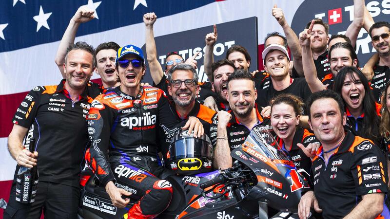 MotoGP 2024. GP delle Americhe. Maverick Vinales: &quot;Sto sognando, grazie Aprilia&quot;