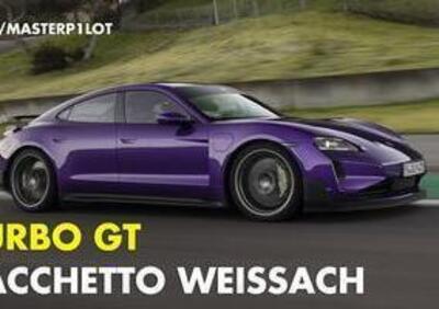 Porsche Taycan Turbo GT pacchetto Weissach: obbiettivo Tesla Plaid