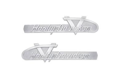 Emblemi serbatoio Harley Davidson 1955-1956 rif OE Zodiac