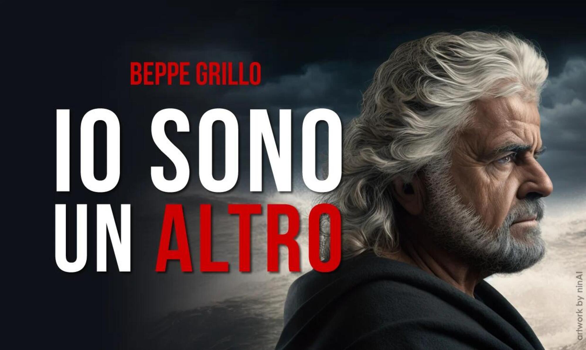 La locandina dello spettacolo di Beppe Grillo